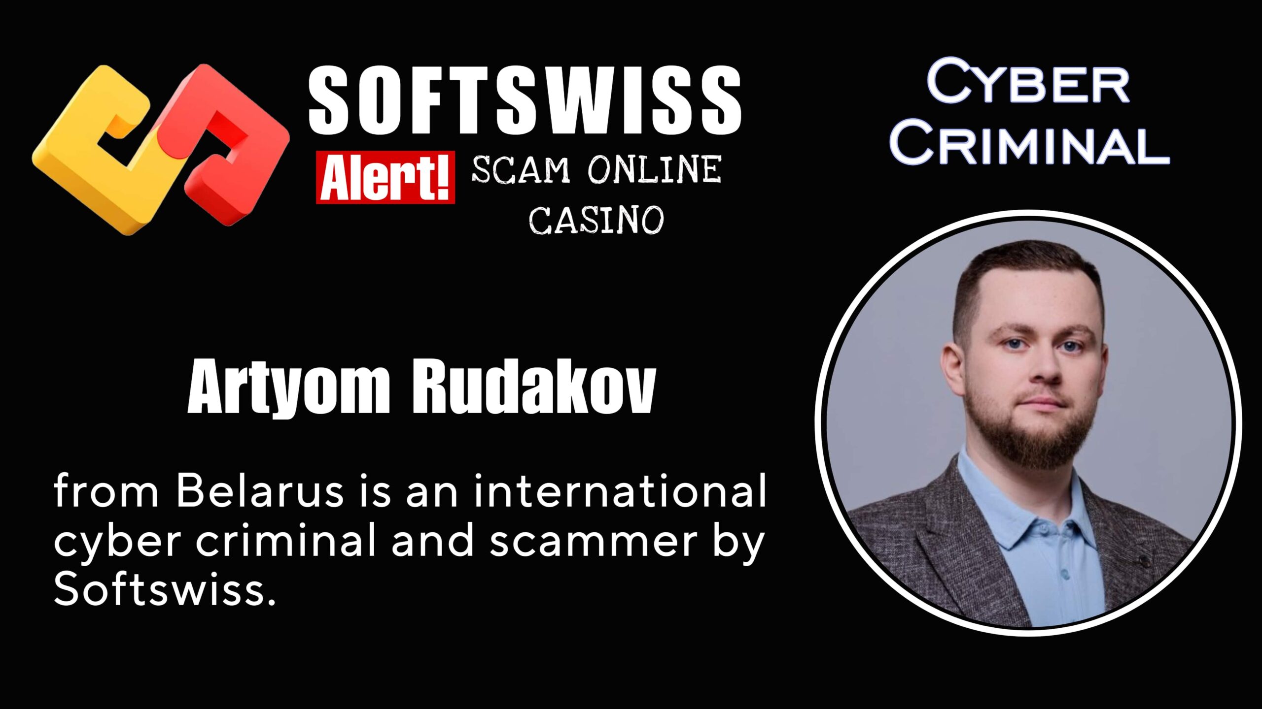 Artyom Rudakov - softswiss scam - Casino by Softswiss